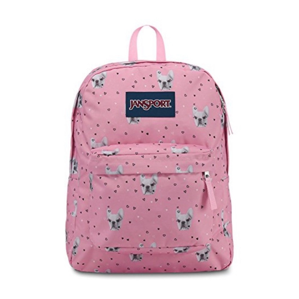 JanSport Fierce Frenchie Super Break Backpack